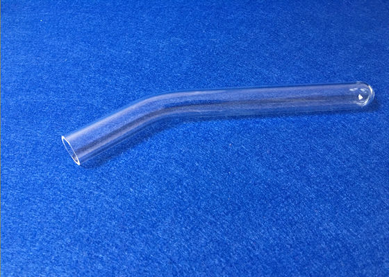 Chine Tube à essai transparent en verre de quartz fondu rond/fond plat facultatif fournisseur