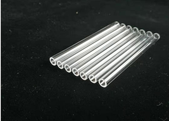 Chine tube de tectite poli par feu d'extrémité de tube de verre de quartz fondu de 6mm OD fournisseur