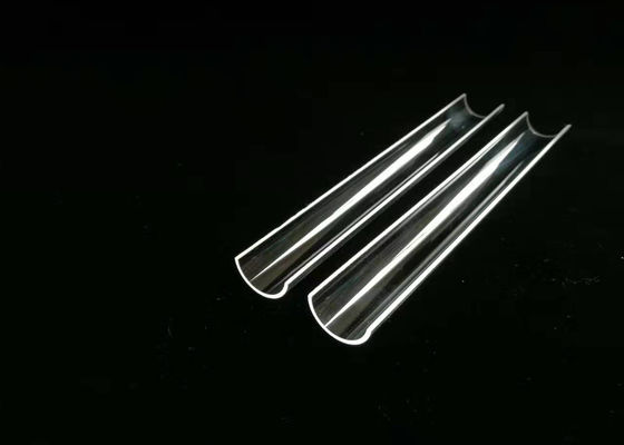 Chine Tube transparent/clair de longueur de tube de verre fait sur commande de quartz, de silice fondue demi fournisseur