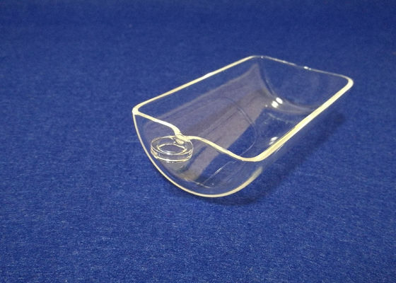 Chine Bateaux de combustion en verre de quartz/bateau silice fondue fait sur commande avec l'anneau fournisseur
