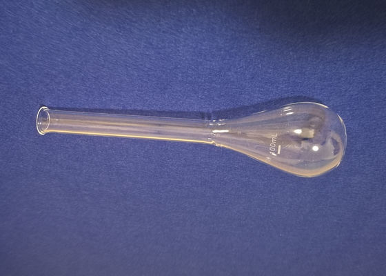 Chine Quartz fondu personnalisé Labware/flacon 100ML de Kjeldahl avec le long cou fournisseur