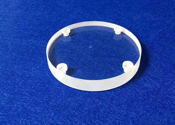 Chine Disque rond foré de tectite/disque quartz fondu adapté aux besoins du client avec des trous fournisseur