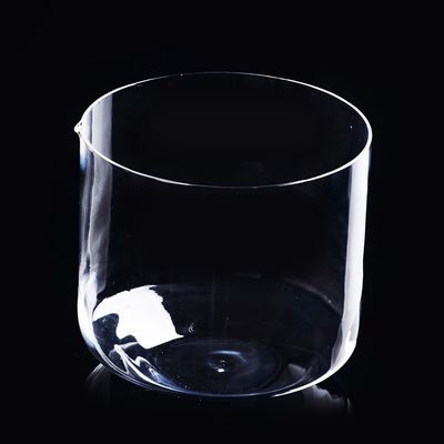 Chine Creuset clair en verre de quartz, quartz fondu fait sur commande Labware fournisseur