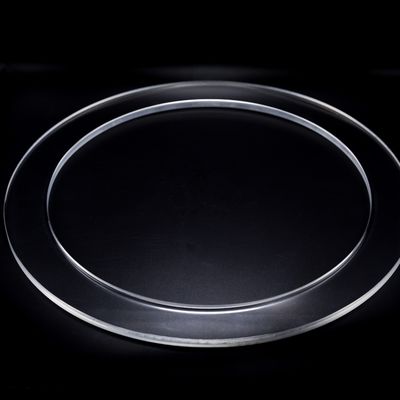 Chine Résistance à la corrosion polie de bride en verre de quartz à la haute température fournisseur