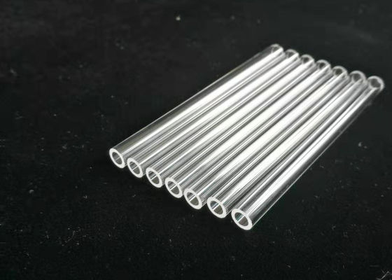 tube de tectite poli par feu d'extrémité de tube de verre de quartz fondu de 6mm OD fournisseur