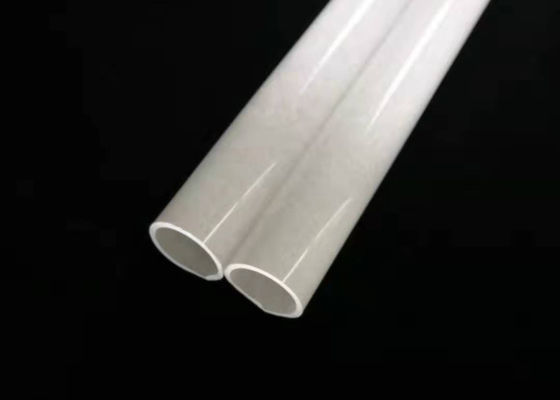 Tube fondu de tectite laiteux/type de satin avec 24mm OD et épaisseur de 2mm fournisseur
