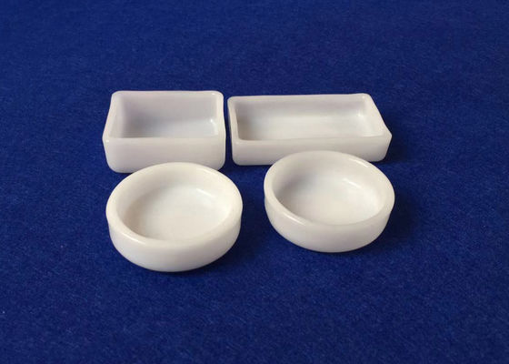 Le glissement translucide a moulé le creuset de quartz, creuset fait sur commande de silice de taille/forme fournisseur
