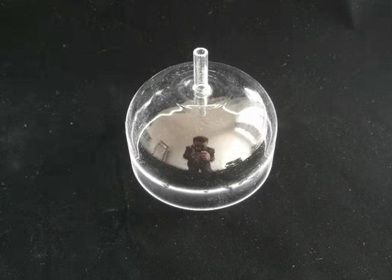Cloche en verre de quartz fondu avec un matériel de grande pureté de tube a rendu le service des douanes disponible fournisseur