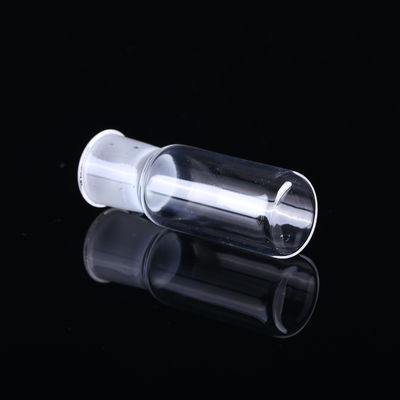 Un tube à essai fermé en verre de quartz d'extrémité, produits de tectite de fond plat d'espace libre fournisseur