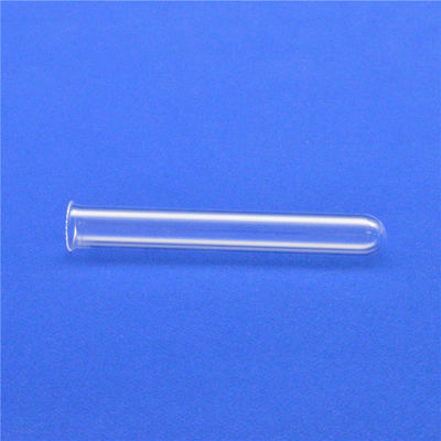 Type inférieur rond fermé par extrémité de tube à essai en verre de quartz fondu de la coutume une avec la lèvre fournisseur