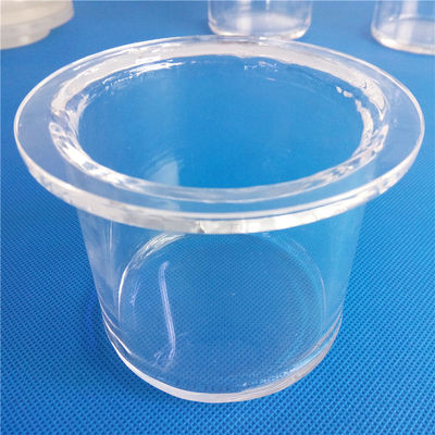 Bride personnalisée de quartz de grande pureté pour le tube de tectite fournisseur