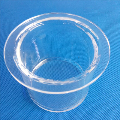 Bride personnalisée de quartz de grande pureté pour le tube de tectite fournisseur