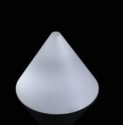 Cône adapté aux besoins du client en verre de quartz fondu de produit chimique sans revêtement extérieur fournisseur