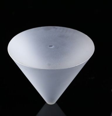 Cône adapté aux besoins du client en verre de quartz fondu de produit chimique sans revêtement extérieur fournisseur