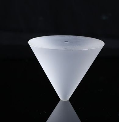 Cône adapté aux besoins du client en verre de quartz fondu de produit chimique sans revêtement extérieur fournisseur
