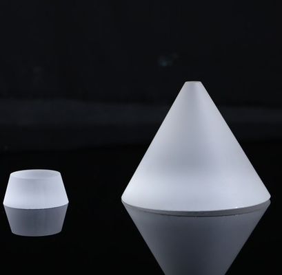 Cône adapté aux besoins du client en verre de quartz fondu de produit chimique sans revêtement extérieur fournisseur