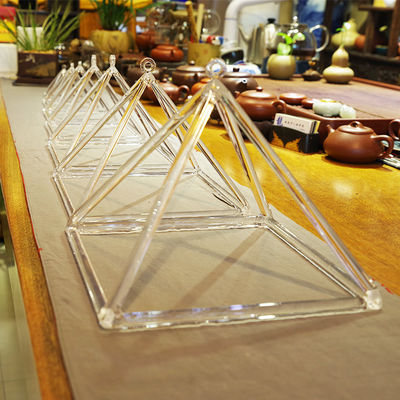3&quot; - 32&quot; pyramide de chant de quartz/pyramide en cristal claire pour la méditation Chakra fournisseur