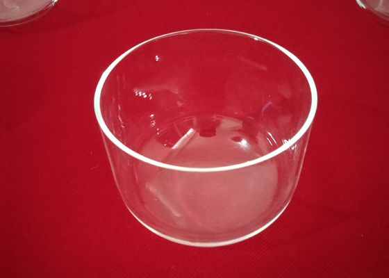 Le quartz Labware fournit le verre de quartz SiO2 fondu de la verrerie 99,995% Labware/avec de creuset/sans bride fournisseur
