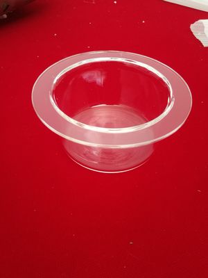 Le quartz Labware fournit le verre de quartz SiO2 fondu de la verrerie 99,995% Labware/avec de creuset/sans bride fournisseur