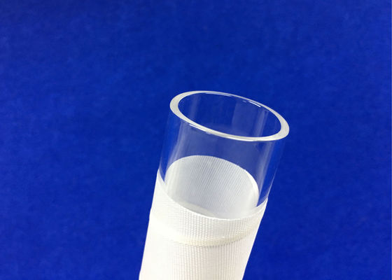 PECVD a fusionné le tube en verre de quartz de 30 millimètres d&#39;OD avec la fibre blanche 3M utilisée dans la résistance à hautes températures d&#39;industrie solaire fournisseur