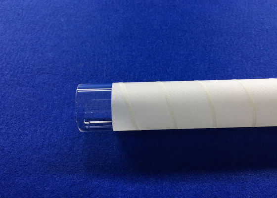 PECVD a fusionné le tube en verre de quartz de 30 millimètres d&#39;OD avec la fibre blanche 3M utilisée dans la résistance à hautes températures d&#39;industrie solaire fournisseur