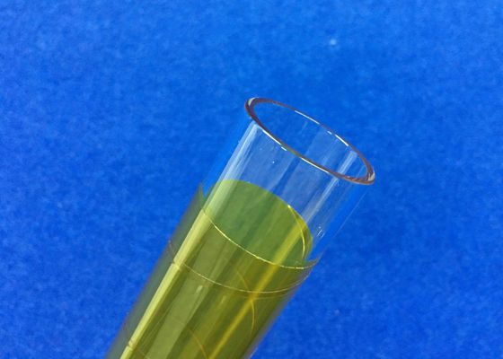 PECVD a fondu l'OD tube de verre de quartz de 30 millimètres couvert de fibre jaune de 3M utilisée dans l'industrie de Photocoltaic enduite fournisseur