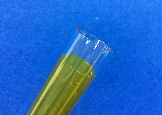 PECVD a fondu l'OD tube de verre de quartz de 30 millimètres couvert de fibre jaune de 3M utilisée dans l'industrie de Photocoltaic enduite fournisseur